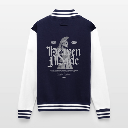 Heaven Made - Letterman Jacket - navy/white