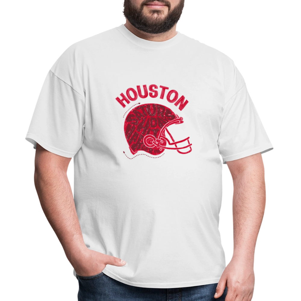 Huston football - Unisex  T-Shirt - white