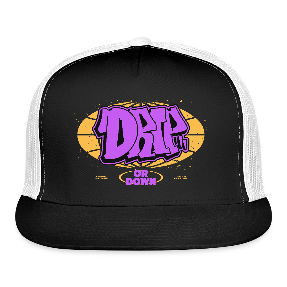 Drip - Graffiti Trucker Hat - black/white