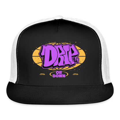 Drip - Graffiti Trucker Hat - black/white