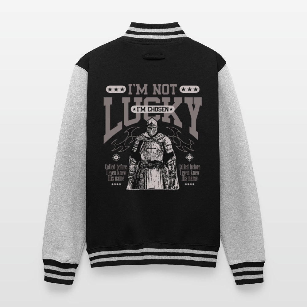 Chosen One - Letterman Jacket - black/heather grey