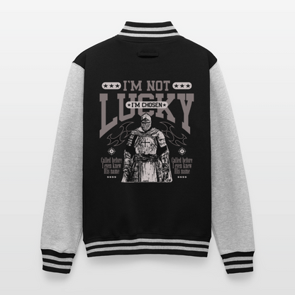 Chosen One - Letterman Jacket - black/heather grey
