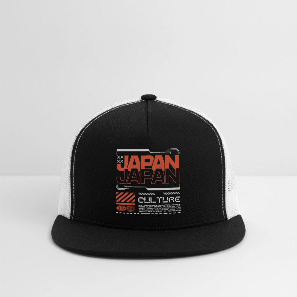 Japan Culture - Trucker Hat - black/white