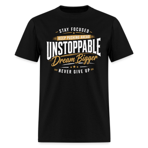 Be Unstoppable - Men's T-Shirt - black
