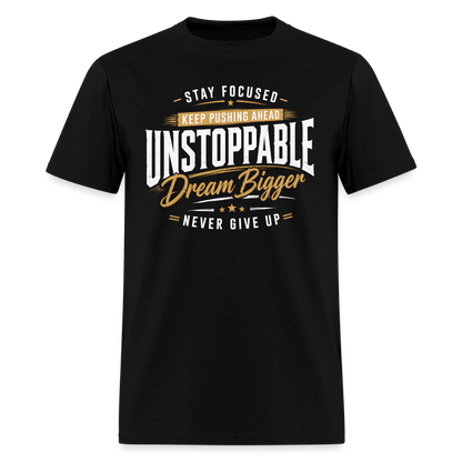 Be Unstoppable - Men's T-Shirt - black