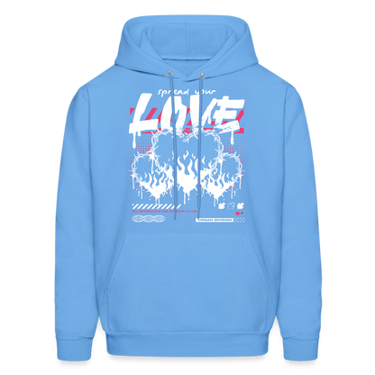 Heart of fire - Men's Hoodie - carolina blue