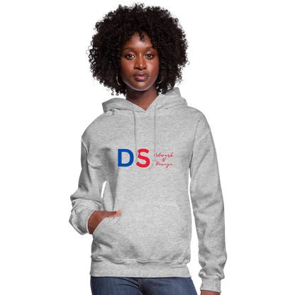 DS Artwork N Design - Women's Hoodie red and blue - heather gray