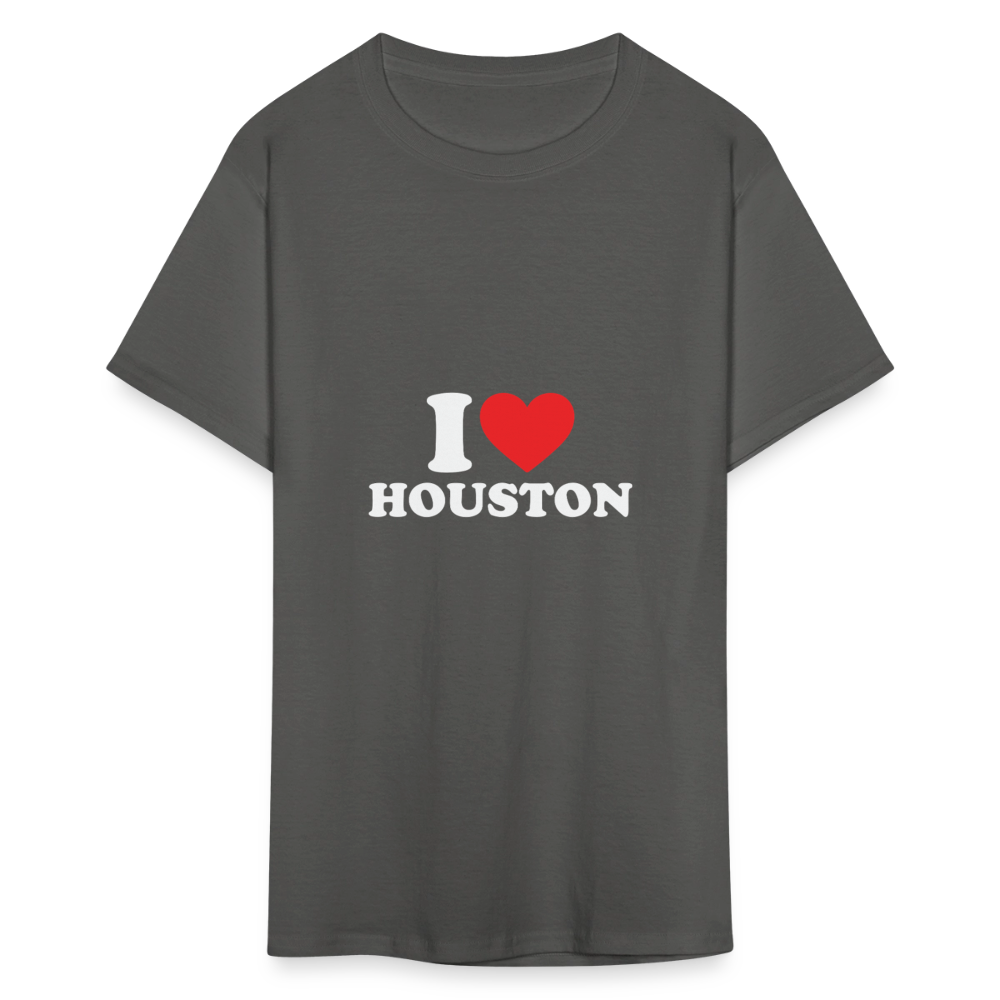 I Love Houston - Unisex T-Shirt - charcoal