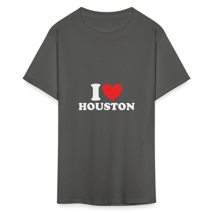 I Love Houston - Unisex T-Shirt - charcoal