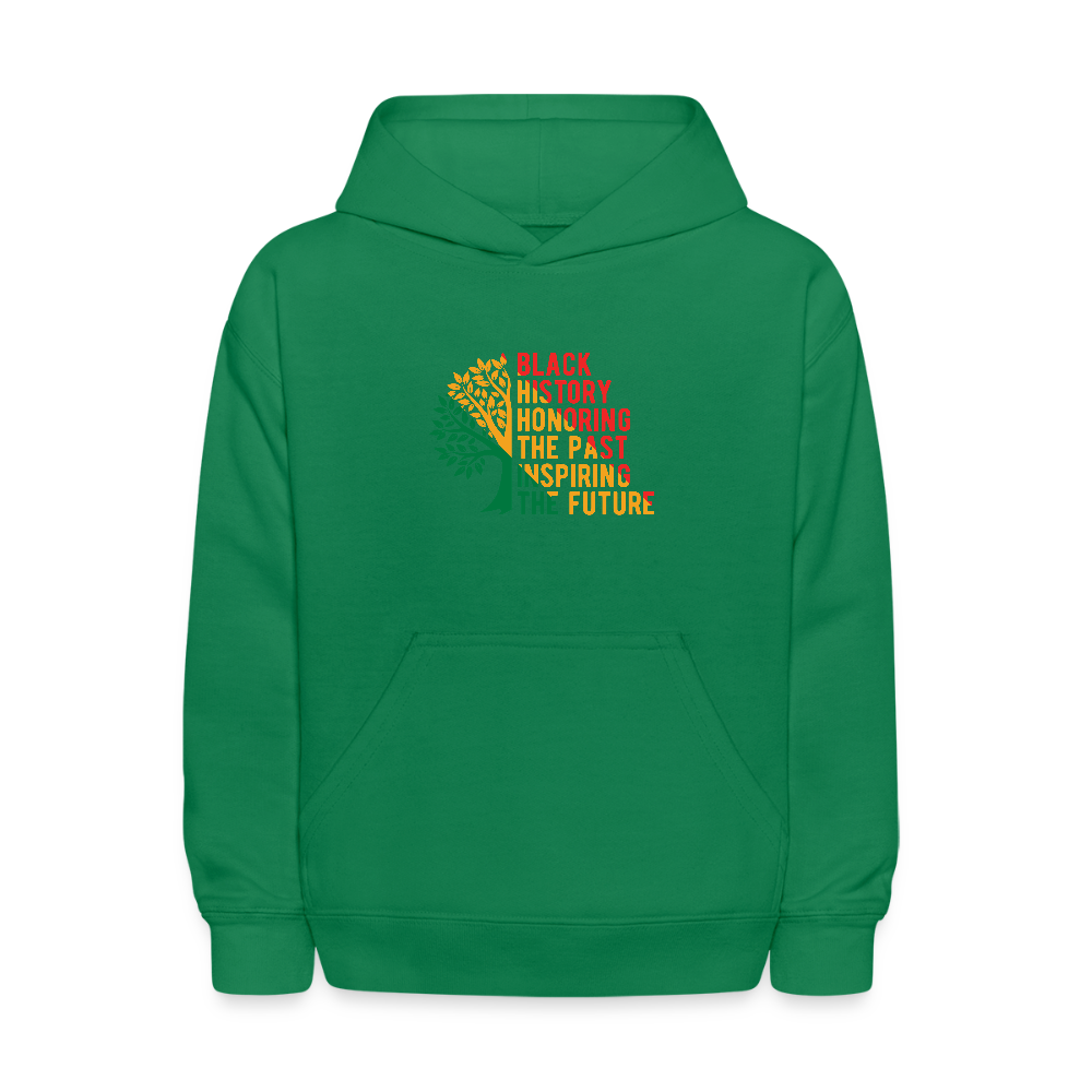 Black History - kids hoodie - kelly green