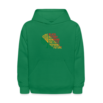 Black History - kids hoodie - kelly green