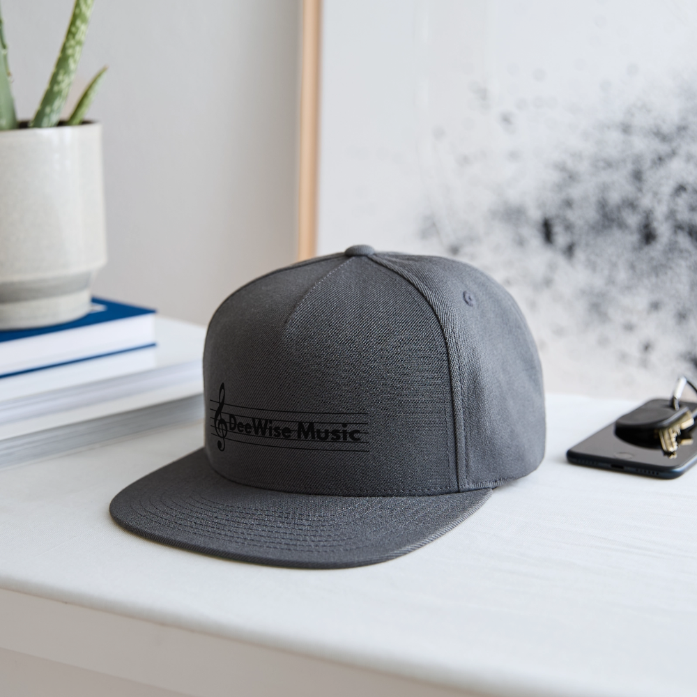 DeeWise Music - Snapback Baseball Cap - dark grey