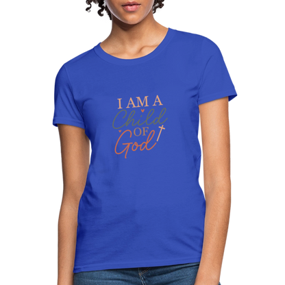 Child of God - Women's T-Shirt - royal blue