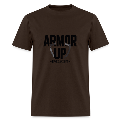 Armor Up - men's t-shirt - brown