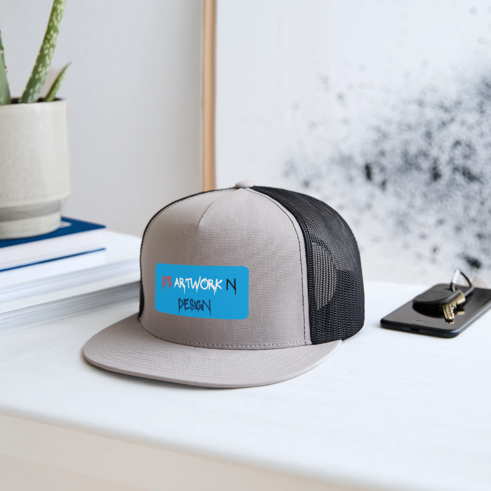 DS Graffiti - Trucker Hat - gray/black