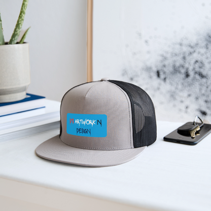 DS Graffiti - Trucker Hat - gray/black