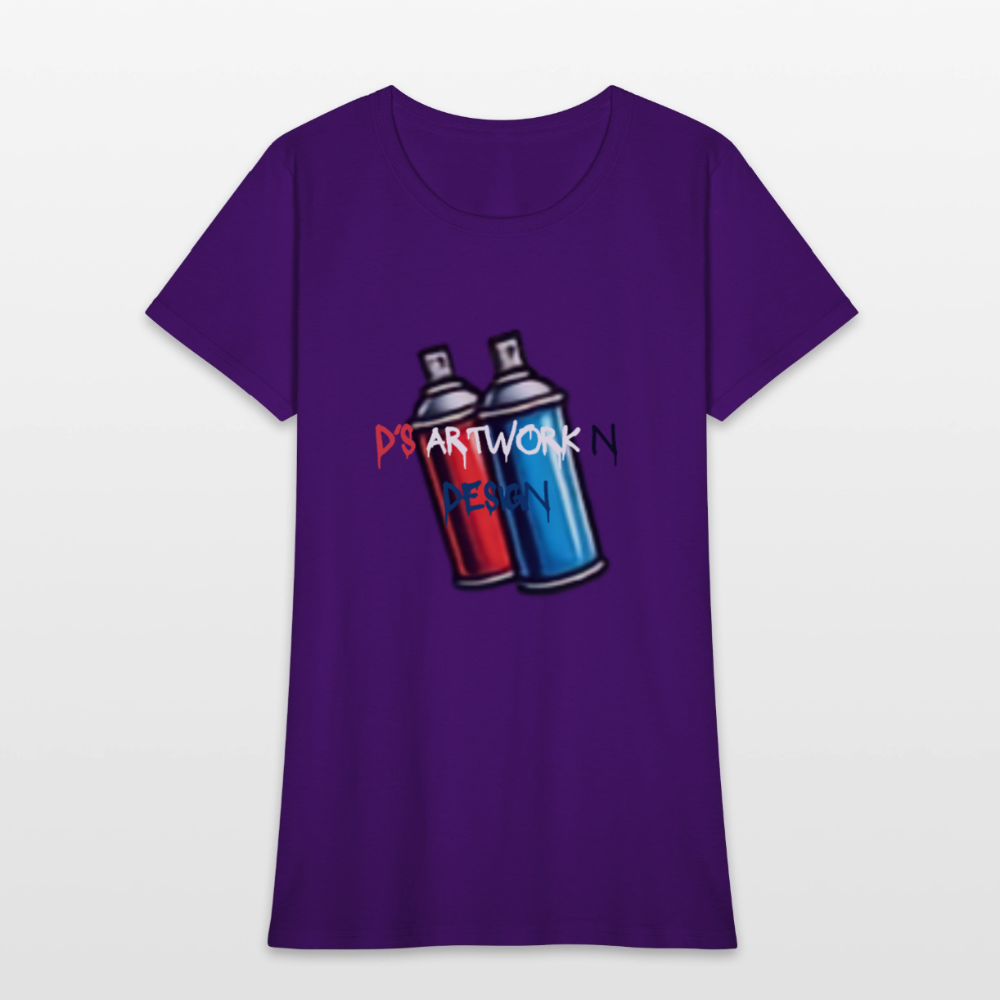 Spray Paint Can - Women's T-Shirt - purple
