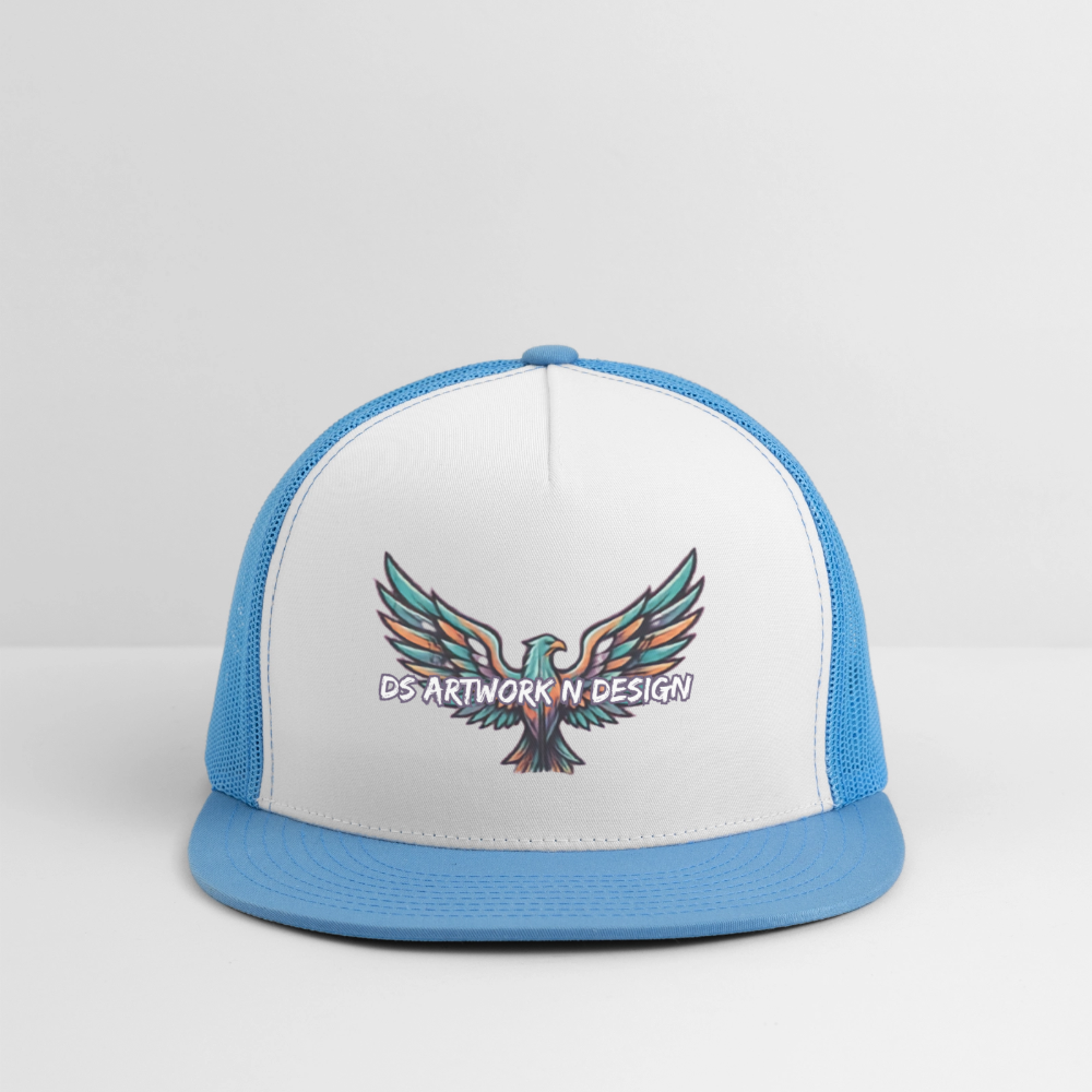Graffiti Eagle - Trucker Hat - white/blue