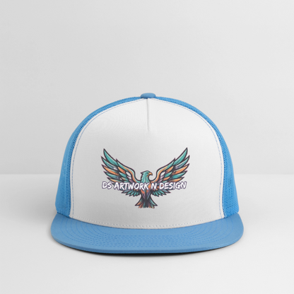 Graffiti Eagle - Trucker Hat - white/blue