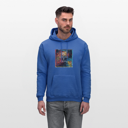 Brick Wall Art - Men's Hoodie - royal blue