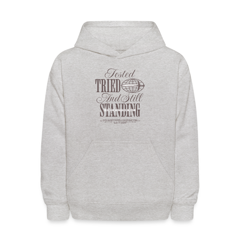 Still Standing - Kids' Hoodie - heather gray
