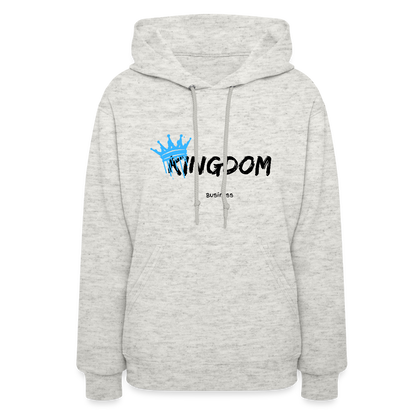Kingdom Business - Women's Hoodie - heather oatmeal