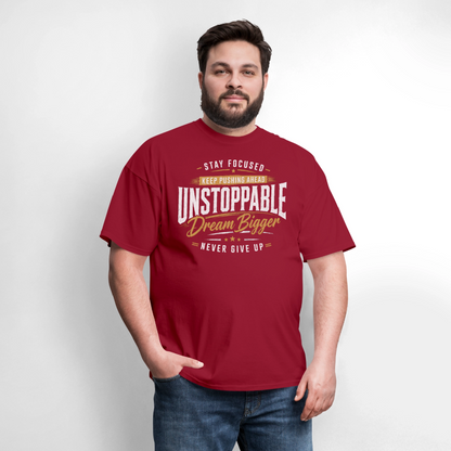 Be Unstoppable - Men's T-Shirt - true red