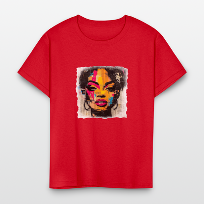 Pop Culture Woman 2 - Kids' T-Shirt - red