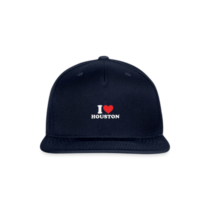 I Love Houston - Snapback Cap - navy