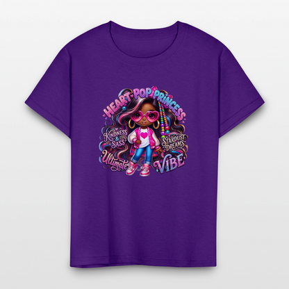 Black Girl Power - Princess Kids' T-Shirt - purple