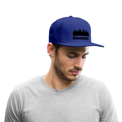 Houston skyline - Snapback  Cap - royal blue