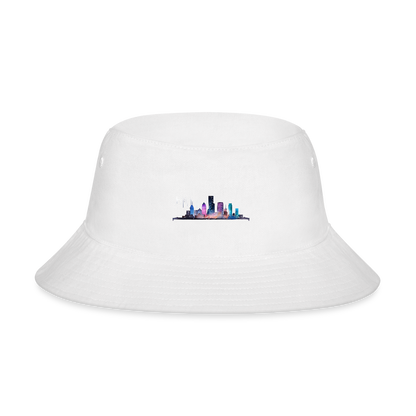 H-town Skyline - Bucket Hat - white