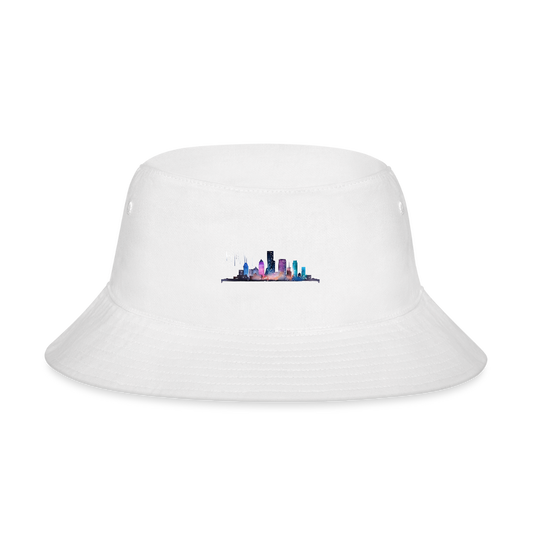 H-town Skyline - Bucket Hat - white