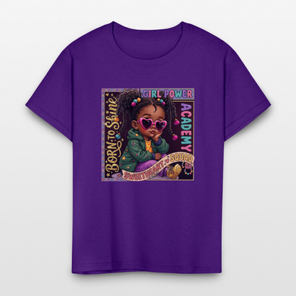 Black Girl Power - Swetheart Squad Kids' T-Shirt - purple