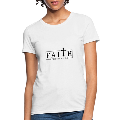 Ephesians 2:8 - Women's T-Shirt - white