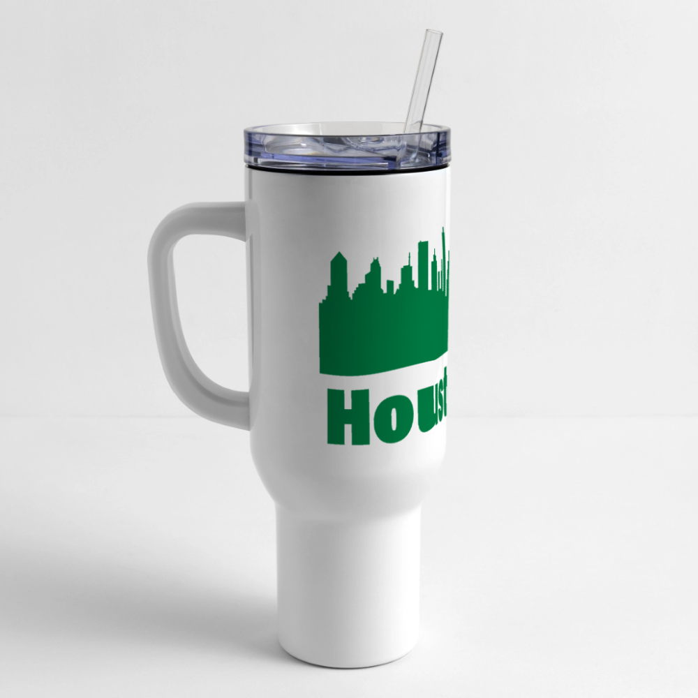Houston - 40 oz Travel Tumbler - green - white