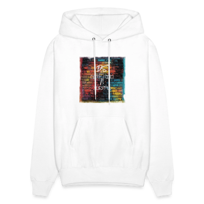 Brick Wall Art - Men's Hoodie - white