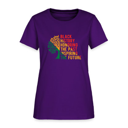 Black History - Women's T-Shirt - purple