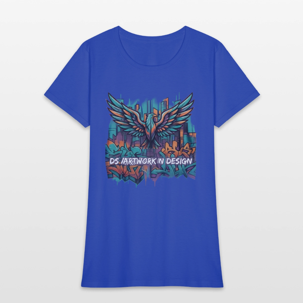 Graffiti Eagle - Women's T-Shirt - royal blue