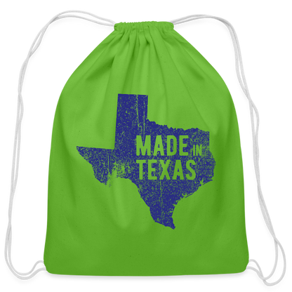 Made in Texas - Cotton Drawstring Bag - clover