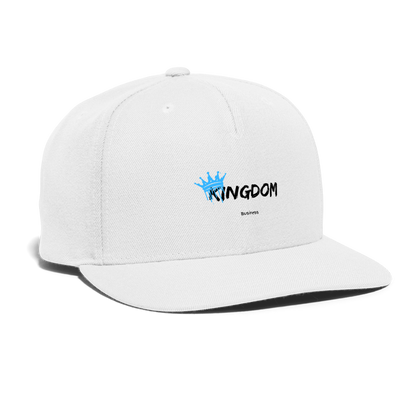 Kingdom Business - Snapback Baseball Cap - white
