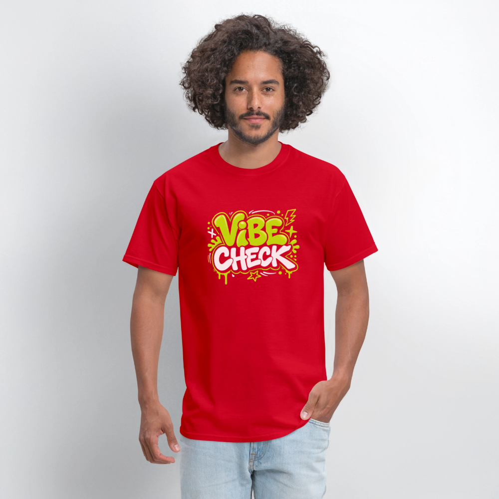 Vibe Check - Men's T-Shirt - red