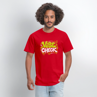 Vibe Check - Men's T-Shirt - red