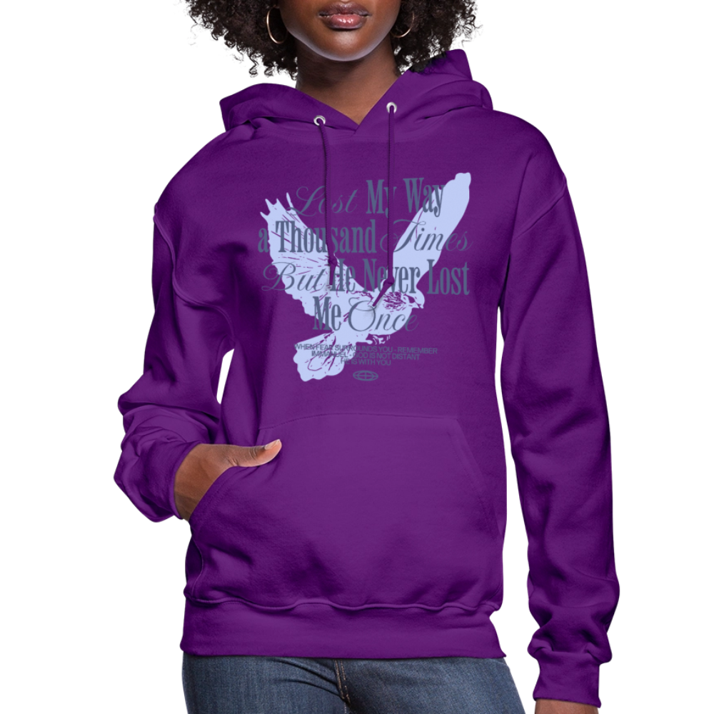 God is with Us - Women's Hoodie - purple