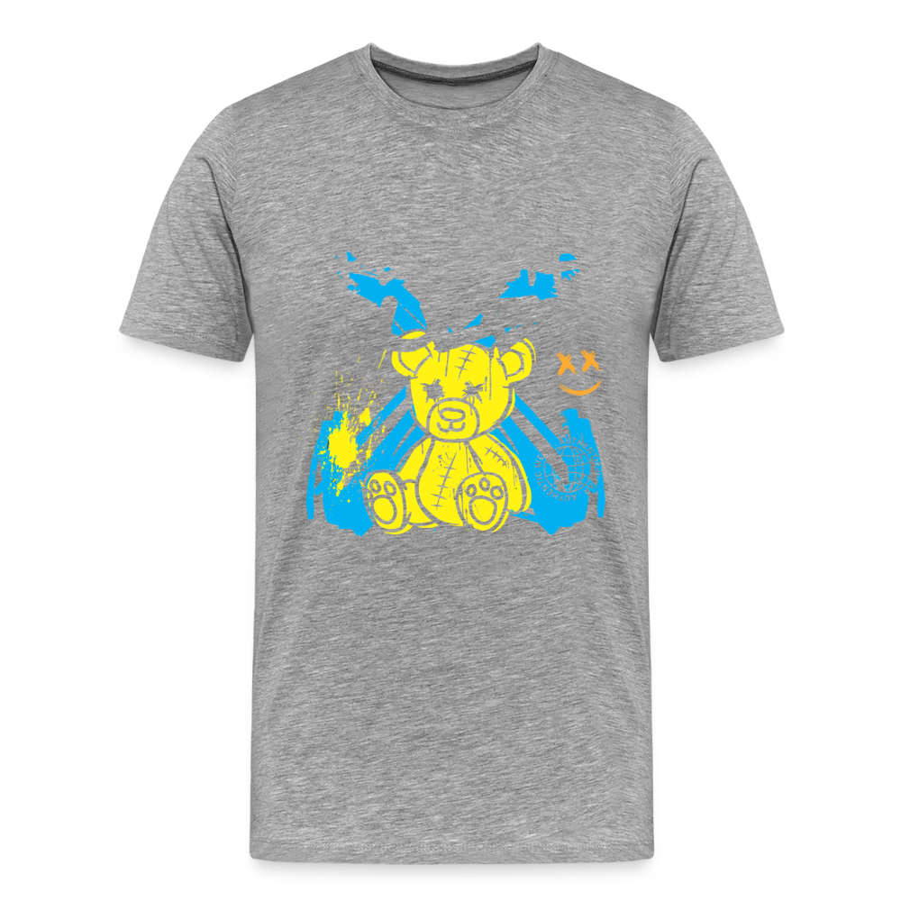 Graffiti Bear - Men's Premium T-Shirt - heather gray