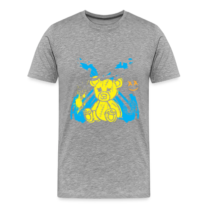 Graffiti Bear - Men's Premium T-Shirt - heather gray