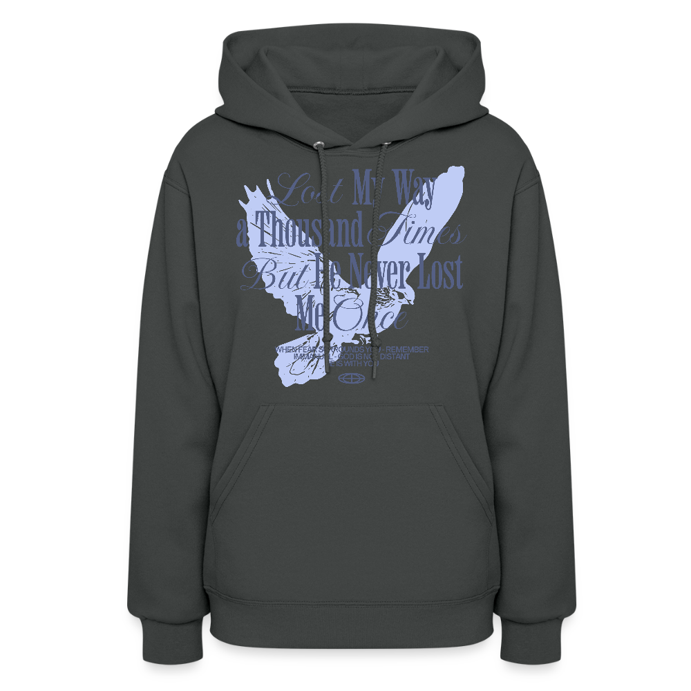 God is with Us - Women's Hoodie - asphalt