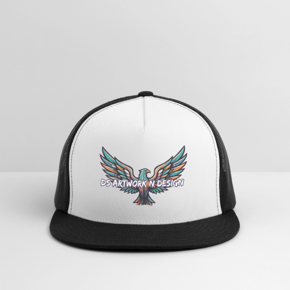 Graffiti Eagle - Trucker Hat - white/black