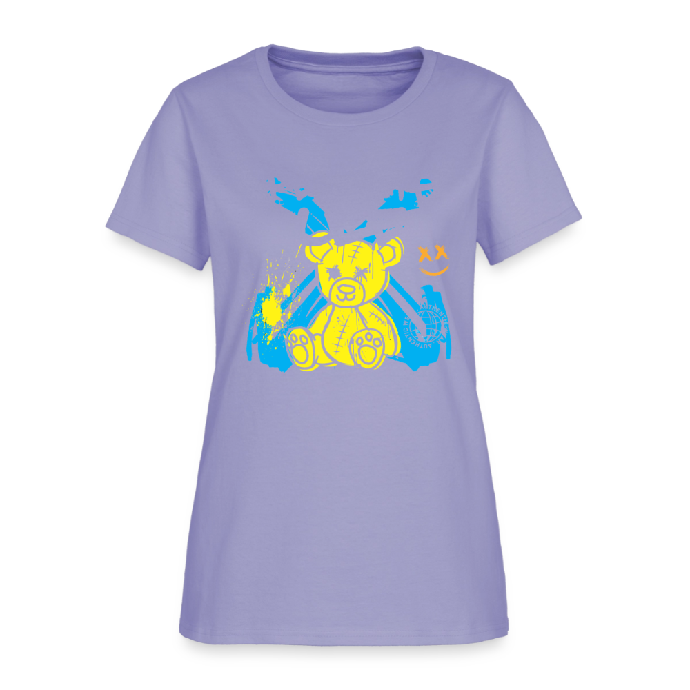 Graffiti Bear - Women's T-Shirt - lavender