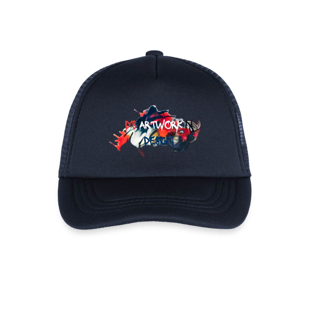 Spray Paint - DS Kid's Trucker Cap - navy